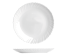 LIRA LRK  007, стекло, цвет: белый, Тарелка  192мм. /уп.6/72шт.