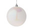 Шар СНОУ БУМ 10см пластик, белый перламутр