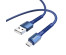 Кабель USB - micro USB HOCO X71 Especial 1 метр, 2.4A, нейлон, синий