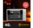 Духовка электрическая Oasis M-40CW1 бел (40л, 1500Вт, конвекция, реш, кругл и прям противн, Турция)