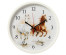 Часы настенные СН 3027 - 026 круг d=30см, корпус белый " Лошади" (10)