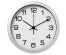 Часы настенные СН 2222 - 012 круг d=22см, корпус серебряный "Классика" (10)