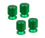 Заглушек нипеля, набор 4 шт зеленый