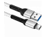 Кабель USB - TYPE C F167,White, 1м, 2,4А,ткань Defender