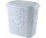 Корзина для хранения ASUDE 260х210х248мм универсальн 8л белая ASD039-W с крышк (24/1) (Турция)