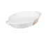 Форма для запекания и сервировки овал.с ручками, керамика, 31х20,5х5см, 1,1л, белая