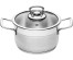 Hascevher Anett Кастрюля 3,0л (20х10см) капсул/дно, сталь 18/10 стеклянн крышка (8/1) (Турция)
