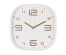 Часы настенные СН 2501 - 001 квадрат 25х25см, корпус белый+золото "Классика" (10)