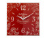 Часы настенные СН 3537 - 004 из стекла 35х35 см, открытая стрелка "Французская кухня" (10)